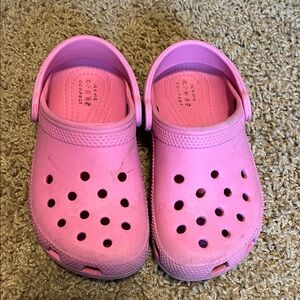 Pink Toddler CROCS Clogs